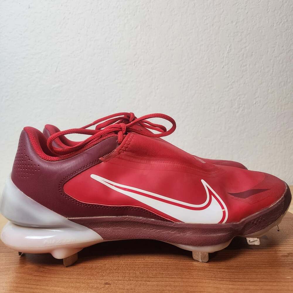 Nike Force Zoom Trout 8 Pro Metal Baseball Cleats Shoes Mens 10.5 Red CZ5915-616